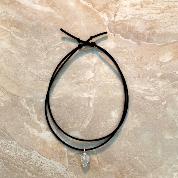Jewelry - White/Clear Sea Glass Necklace